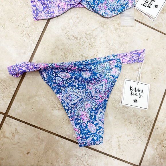 New kulani kinis TWIST BANDEAU BIKINI size XS - Picture 6 of 9